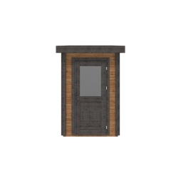 Abri de jardin en bois Mira 1.59x3.09m - 4.91m2 - Ep. 28mm - Traité