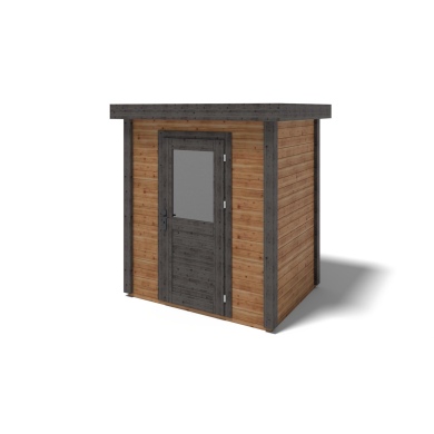Abri de jardin en bois Vala 2.09x1.59m - 3.32m2 - Ep. 28mm - Traité 2