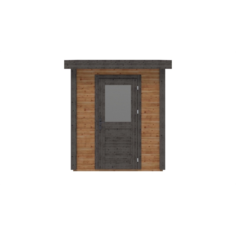 Abri de jardin en bois  2.09x1.59m - 3.32m2 - Ep. 28mm - Traité