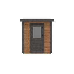 Abri de jardin en bois  2.09x1.59m - 3.32m2 - Ep. 28mm - Traité