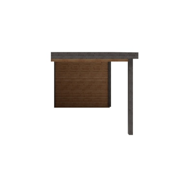 Abri de jardin en bois  xm - m2 - Ep. mm - Traité