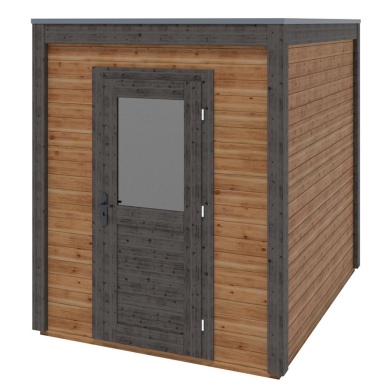 Abri de jardin en bois Luma 2.09x2.59m - 5.41m2 - Ep. 28mm - Traité 2