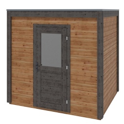 Abri de jardin en bois Nexa 2.59x2.09m - 5.41m2 - Ep. 28mm - Traité