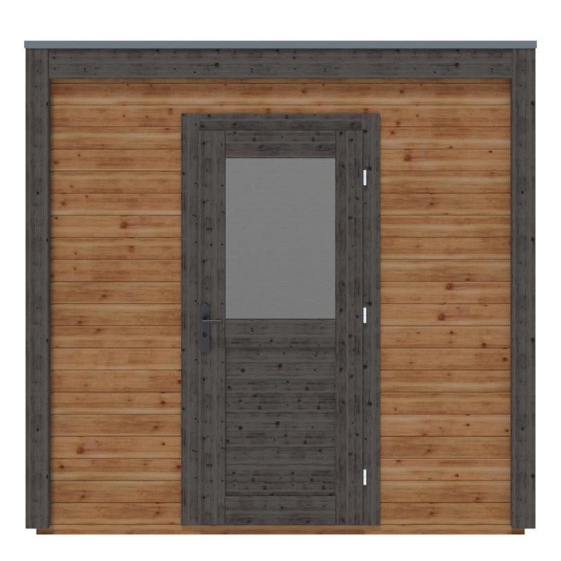 Abri de jardin en bois Nexa 2.59x2.09m - 5.41m2 - Ep. 28mm - Traité