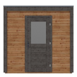 Abri de jardin en bois Nexa 2.59x2.09m - 5.41m2 - Ep. 28mm - Traité