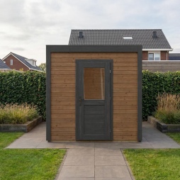 Abri de jardin en bois Nexa 2.59x3.09m - 8m2 - Ep. 28mm - Traité