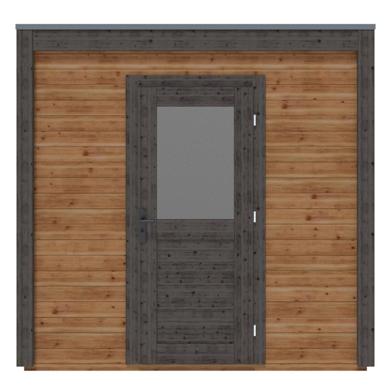 Abri de jardin en bois Nexa 2.59x3.09m - 8m2 - Ep. 28mm - Traité