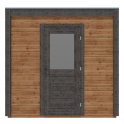 Abri de jardin en bois Nexa 2.59x3.09m - 8m2 - Ep. 28mm - Traité