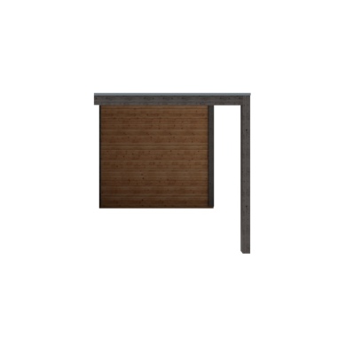 Abri de jardin en bois MC 2.47x2.59m - 6.4m2 - Ep. 28mm - Traité