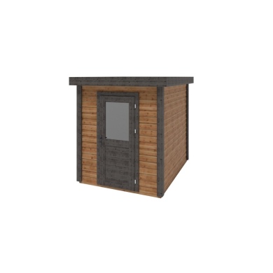 Abri de jardin en bois Vala 2.09x2.59m - 5.41m2 - Ep. 28mm - Traité