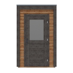 Abri de jardin en bois Veya 1.59x1.59m - 2.53m2 - Ep. 28mm - Traité