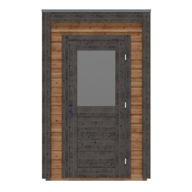 Abri de jardin en bois Veya 1.59x2.09m - 3.32m2 - Ep. 28mm - Traité 2