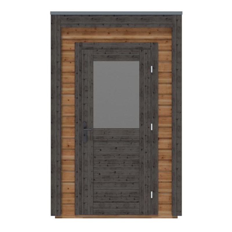 Abri de jardin en bois Veya 1.59x2.09m - 3.32m2 - Ep. 28mm - Traité
