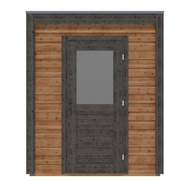 Abri de jardin en bois Luma 2.09x1.59m - 3.32m2 - Ep. 28mm - Traité 2
