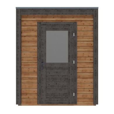 Abri de jardin en bois Luma 2.09x2.59m - 5.41m2 - Ep. 28mm - Traité 2