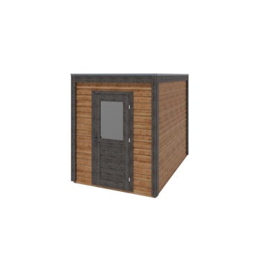 Abri de jardin en bois Luma 2.09x3.09m - 6.46m2 - Ep. 28mm - Traité