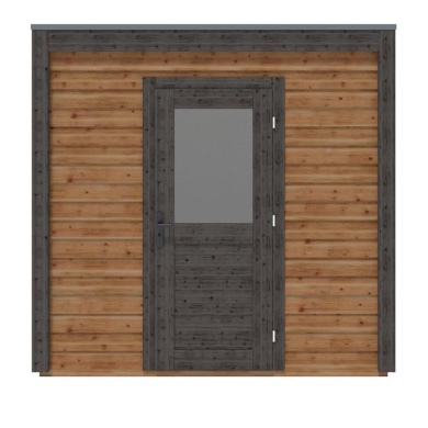 Abri de jardin en bois Nexa 2.59x1.59m - 4.12m2 - Ep. 28mm - Traité 2