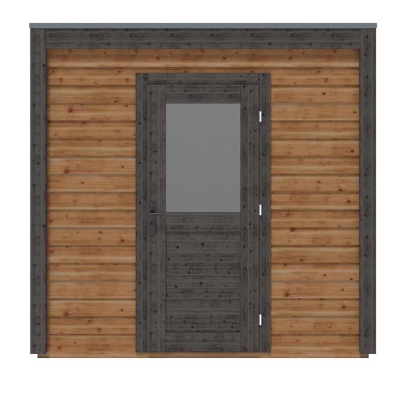 Abri de jardin en bois Nexa 2.59x1.59m - 4.12m2 - Ep. 28mm - Traité