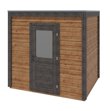 Abri de jardin en bois Nexa 2.59x2.09m - 5.41m2 - Ep. 28mm - Traité