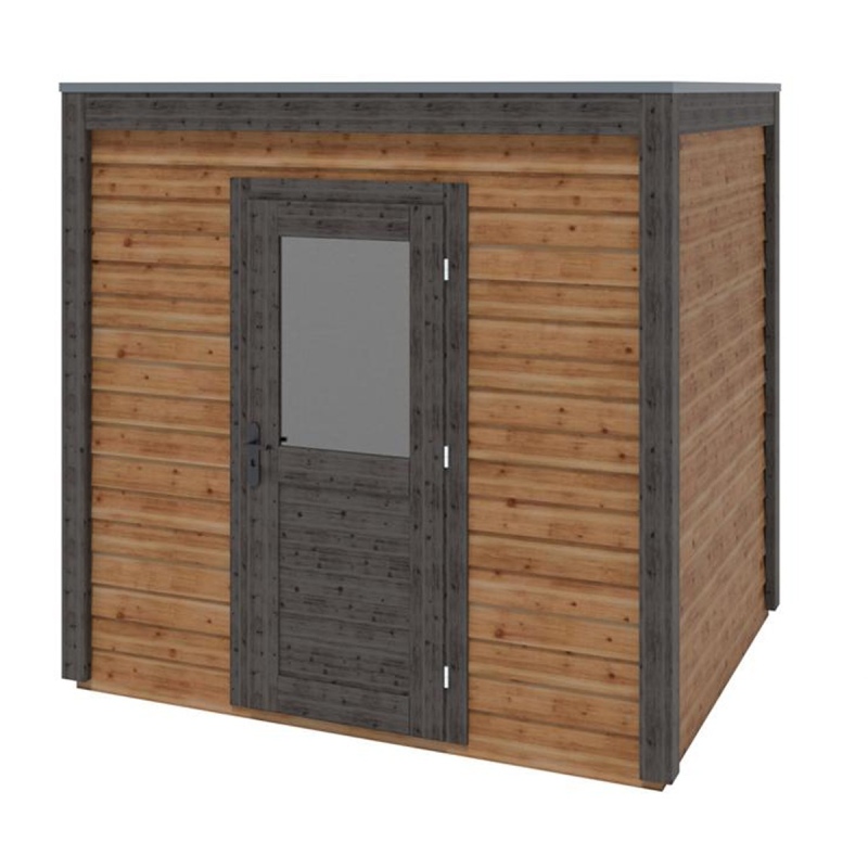 Abri de jardin en bois Nexa 2.59x2.09m - 5.41m2 - Ep. 28mm - Traité