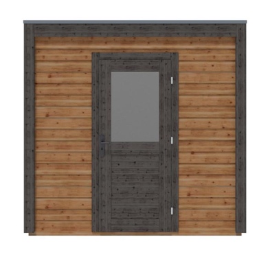 Abri de jardin en bois Nexa 2.59x2.09m - 5.41m2 - Ep. 28mm - Traité 2