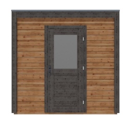 Abri de jardin en bois Nexa 2.59x2.09m - 5.41m2 - Ep. 28mm - Traité