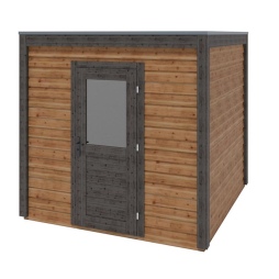 Abri de jardin en bois Nexa 2.59x2.59m - 6.71m2 - Ep. 28mm - Traité