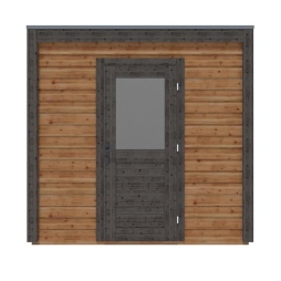 Abri de jardin en bois Nexa 2.59x3.09m - 8m2 - Ep. 28mm - Traité