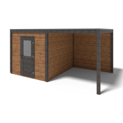 Abri de jardin en bois Nexa 5.06x3.09m - 15.64m2 - Ep. 28mm - Traité