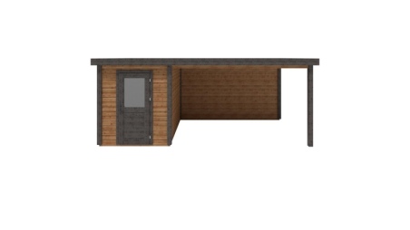 Abri de jardin en bois Vala 6.06x3.09m - 18.72m2 - Ep. 28mm - Traité