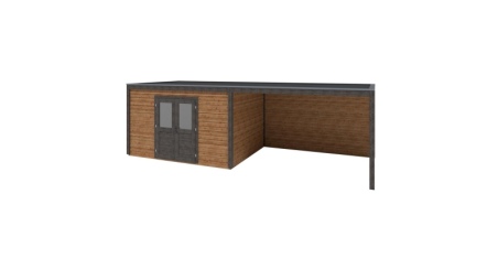 Abri de jardin en bois Nova 8.06x3.09m - 24.91m2 - Ep. 28mm - Traité