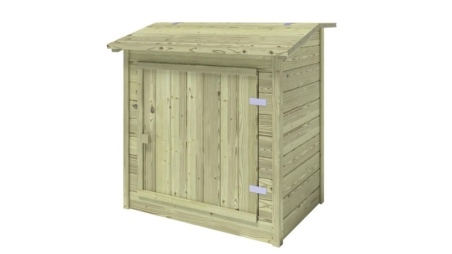 Armoire de jardin en bois -1.2x0.89 m - H.1.13 m - imprégné