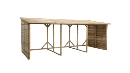 Bûcher 20 m3 - 5.2x2 m - H.2.06 m - Traité