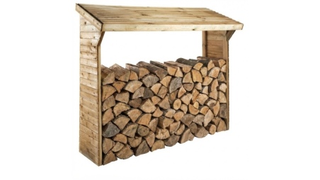 Bûcher 1.55 m3 - 2x0.5 m - H.1.85 m - Traité