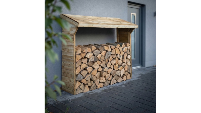 Bûcher 1.55 m3 - 2x0.5 m - H.1.85 m - Traité