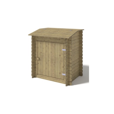 Armoire de jardin en bois -1.2x0.89 m - H.1.26 m - imprégné