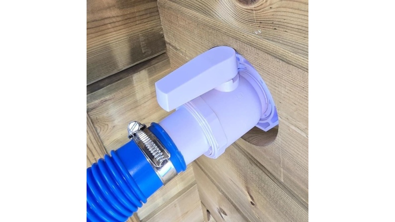 Vanne à bille unidirectionnelle pour piscine Ø38 mm