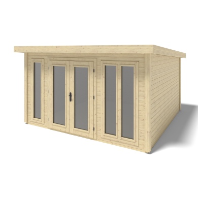 Abri de jardin en bois Kira 4,04x4,09m - 12m2 - Ep. 34mm 2
