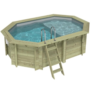 Liner 0.75 mm, gris clair, pour piscine NEMO avec plage immergée BAS7302 2