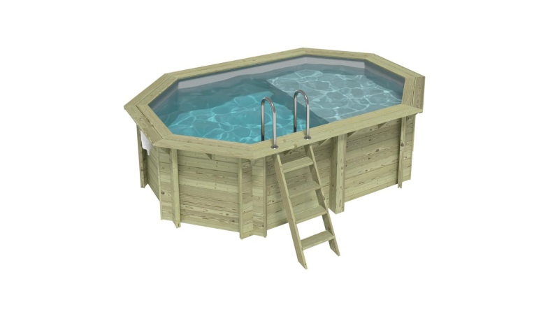 Liner 0.75 mm, gris clair, pour piscine NEMO avec plage immergée BAS7302