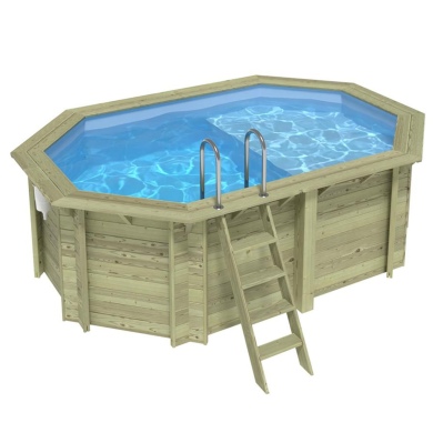 Liner 0.75 mm, bleu pâle, pour piscine NEMO avec plage immergée BAS7303 2