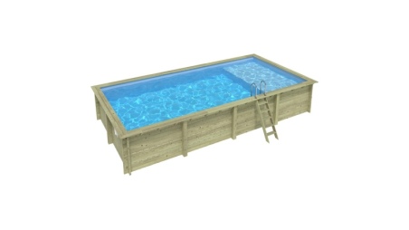 Liner 0.75 mm, gris clair, pour piscine AQUA avec plage immergée BAS7309