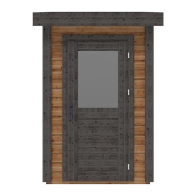 Abri de jardin en bois Mira 1.59x2.09m - 3.32m2 - Ep. 28mm - Traité 2