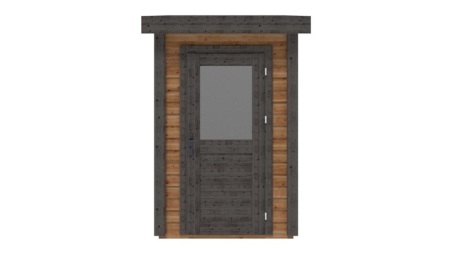 Abri de jardin en bois Mira 1.59x2.09m - 3.32m2 - Ep. 28mm - Traité