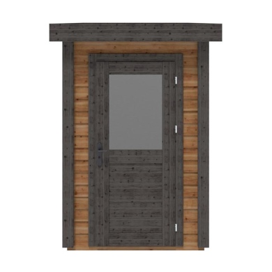 Abri de jardin en bois Mira 1.59x3.09m - 4.91m2 - Ep. 28mm - Traité 2
