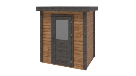 Abri de jardin en bois Vala 2.09x1.59m - 3.32m2 - Ep. 28mm - Traité