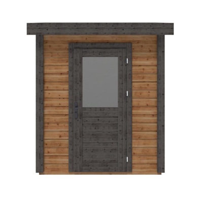 Abri de jardin en bois Vala 2.09x1.59m - 3.32m2 - Ep. 28mm - Traité 2