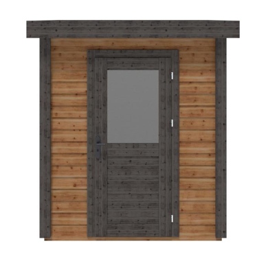 Abri de jardin en bois Vala 2.09x2.09m - 4.37m2 - Ep. 28mm - Traité 2