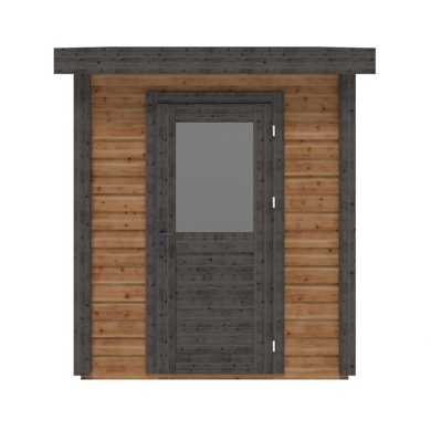 Abri de jardin en bois Vala 2.09x2.59m - 5.41m2 - Ep. 28mm - Traité 2