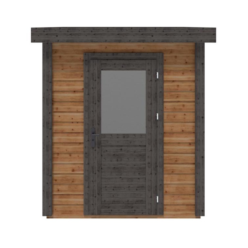 Abri de jardin en bois Vala 2.09x2.59m - 5.41m2 - Ep. 28mm - Traité